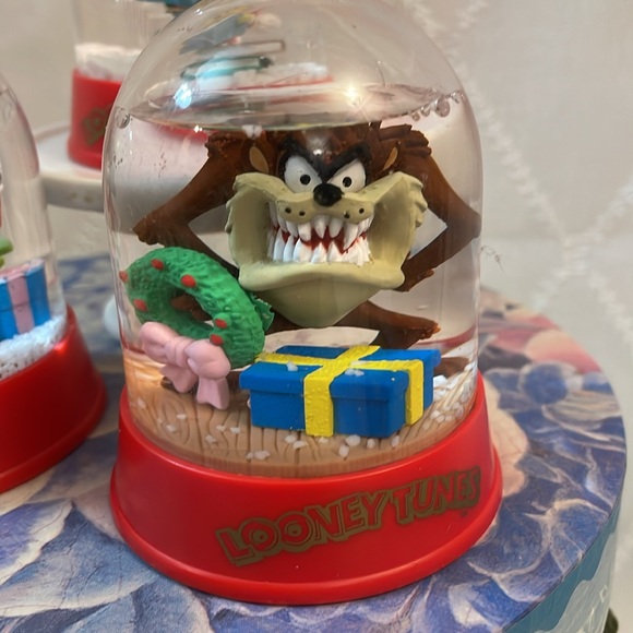 Vtg Looney Tunes By Matrix 3 Mini Snow Globs As Is - Picture 3 of 11